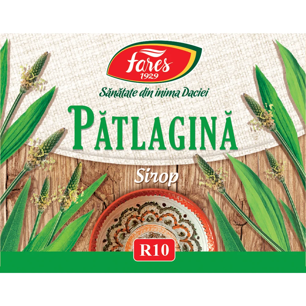 Sirop Patlagina, 250ml, Fares