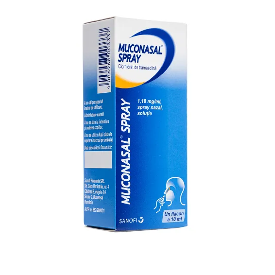 Muconasal spray 1.18mg/ml, 10ml, Sanofi 