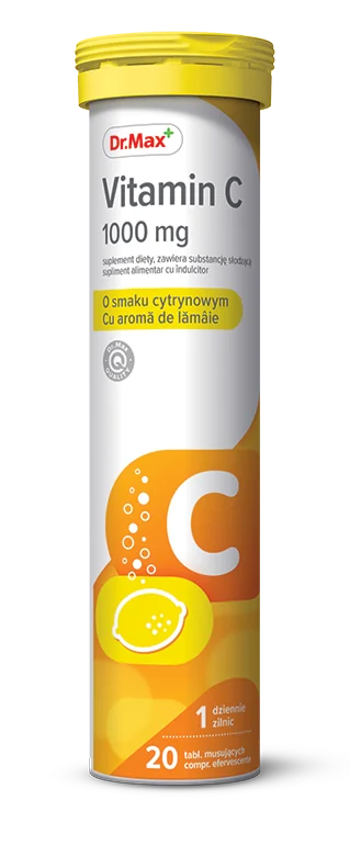 Dr. Max Vitamina C 1000mg, 20 comprimate efervescente