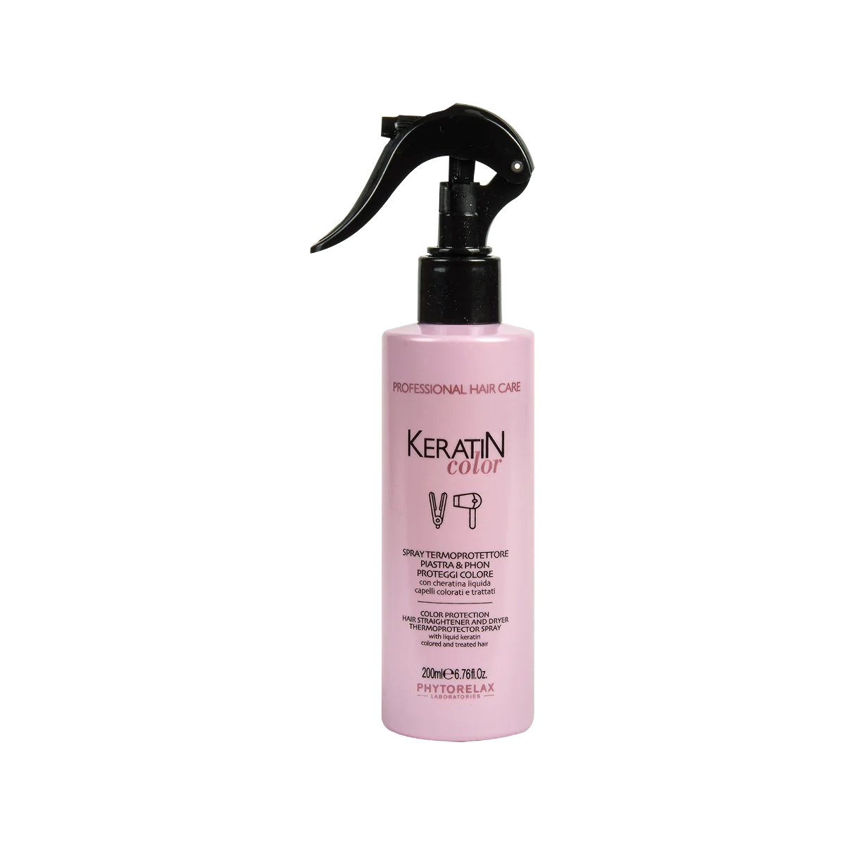 Spray pentru par vopsit si tratat termic termoprotector, 200ml, Phytorelax