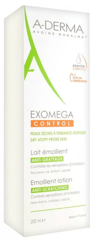 Lapte emolient Exomega Control, 200ml, A-Derma
