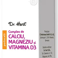 Dr.Hart Calciu Magneziu si Vitamina D3, 10 comprimate efervescente