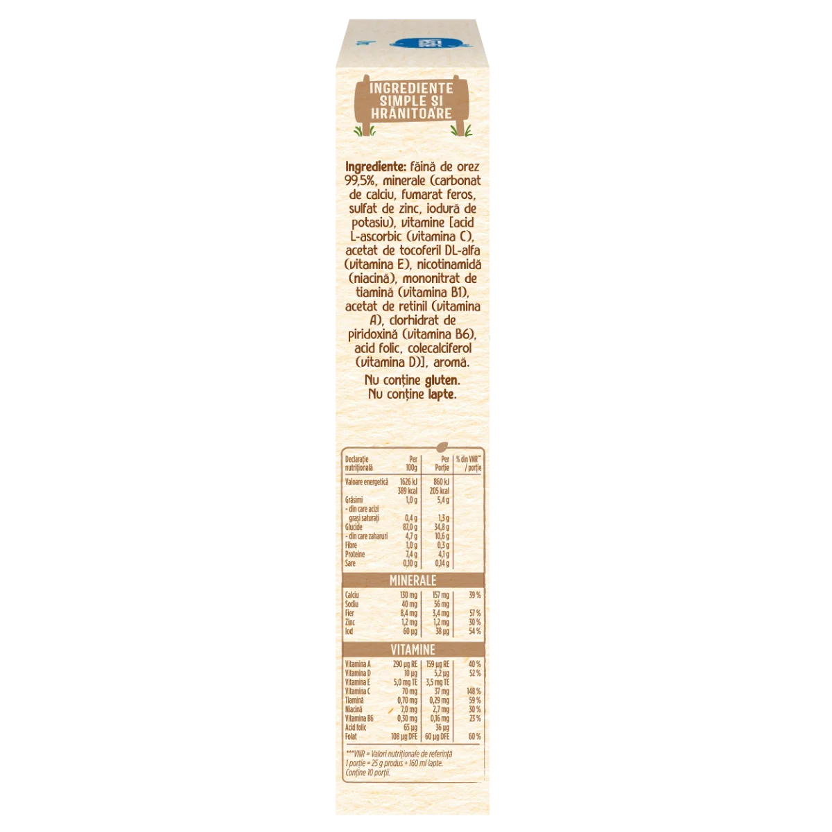 Cereale pe baza de orez incepand de la 6 luni, 250g, Nestle