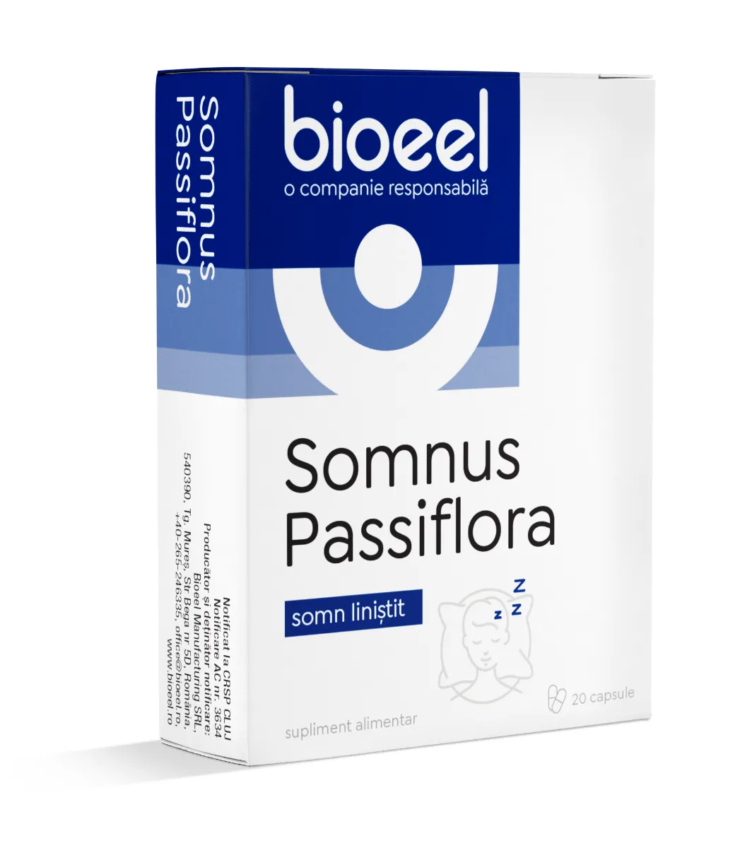 Somnus Passiflora, 20 capsule, Bioeel 