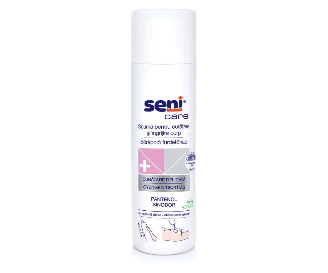 Spuma pentru curatare si ingrijire corp, 500ml, Seni Care