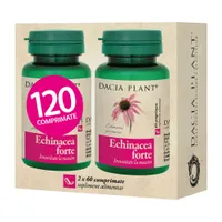 Pachet Echinacea Forte, 120 comprimate, Dacia Plant