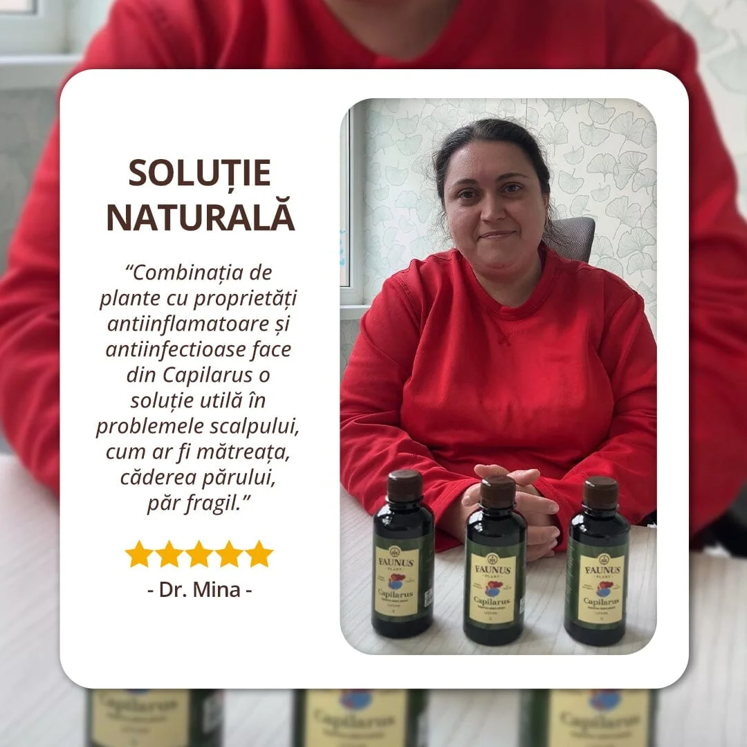 Lotiune pentru caderea parului Capilarus, 200ml, Faunus Plant