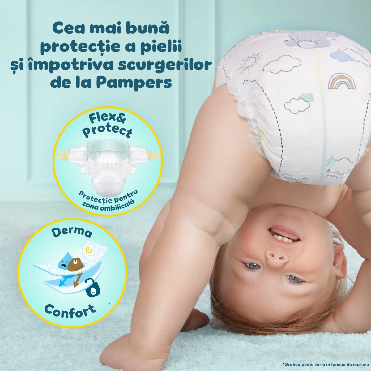 Scutece Premium Care Marimea 6 pentru 13-18 kg, 116 bucati, Pampers