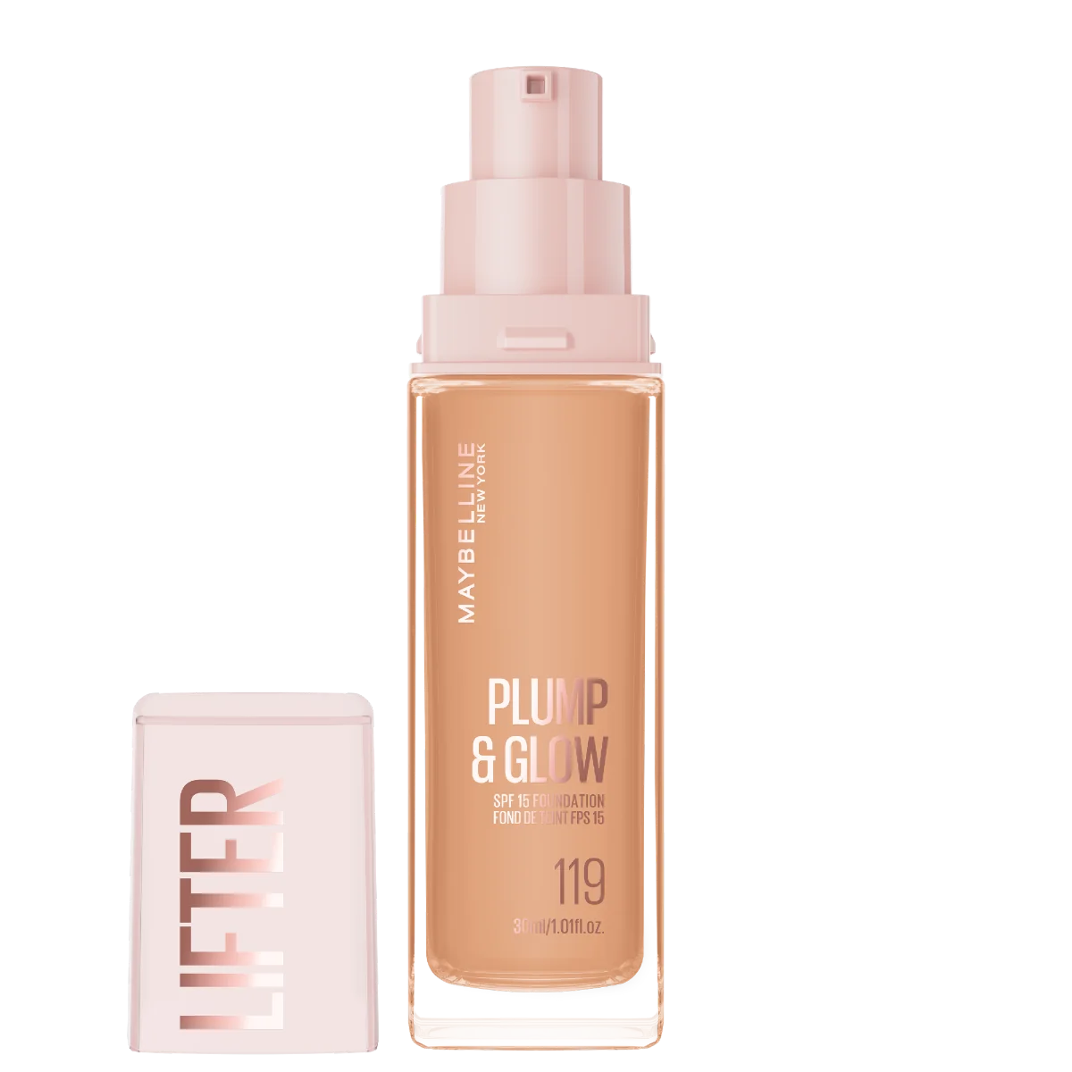 Fond de ten Lifter Plump & Glow Nr. 119, 30ml, Maybelline
