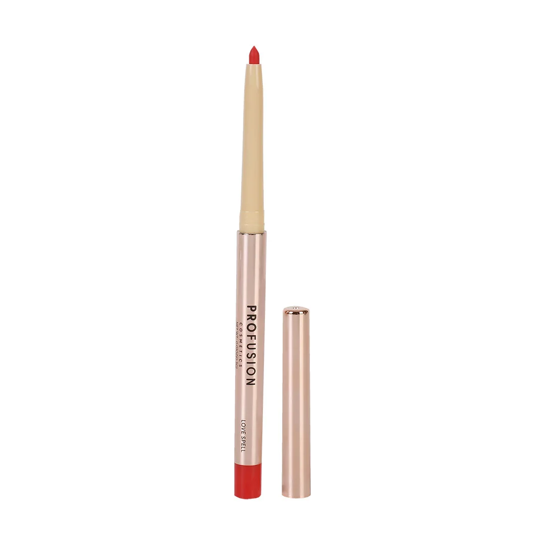 Set Luciu de buze ultra neted si lucios 3.5ml + Creion pentru buze cu finish satinat 0.3g Lip Envy Love Spell, Profusion Cosmetics