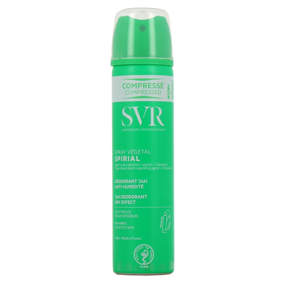 Deodorant spray vegetal Spirial, 75ml, SVR