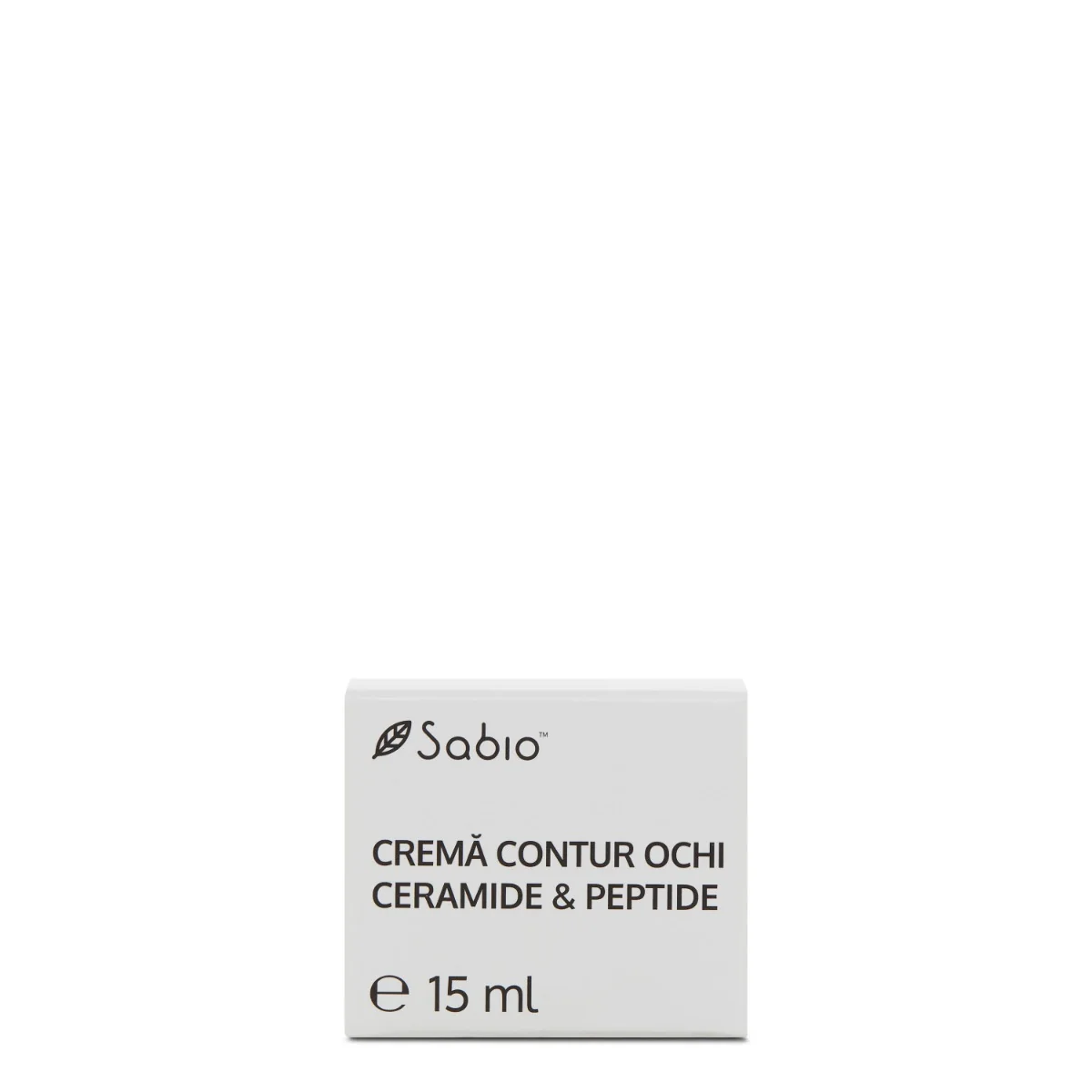 Crema contur ochi cu ceramide si peptide, 15ml, Sabio