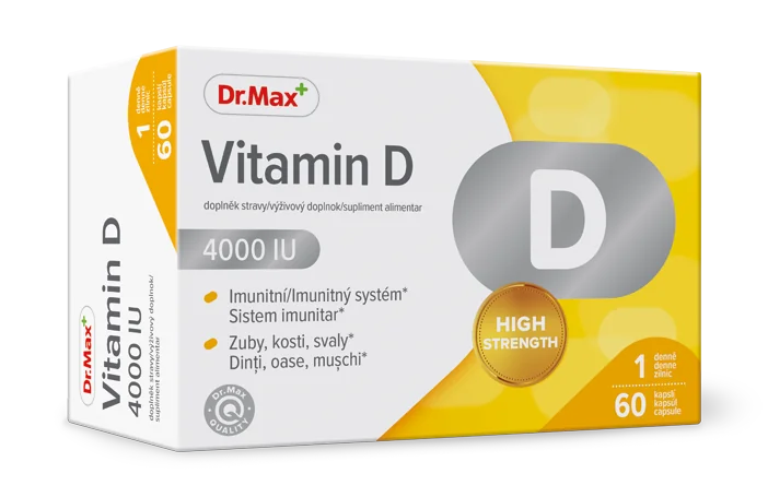 Dr. Max Vitamina D 4000UI, 60 capsule