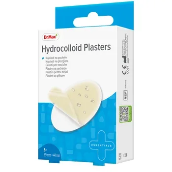 Dr. Max Plaster Hydrocolloid 69 x 44mm, 5 bucati