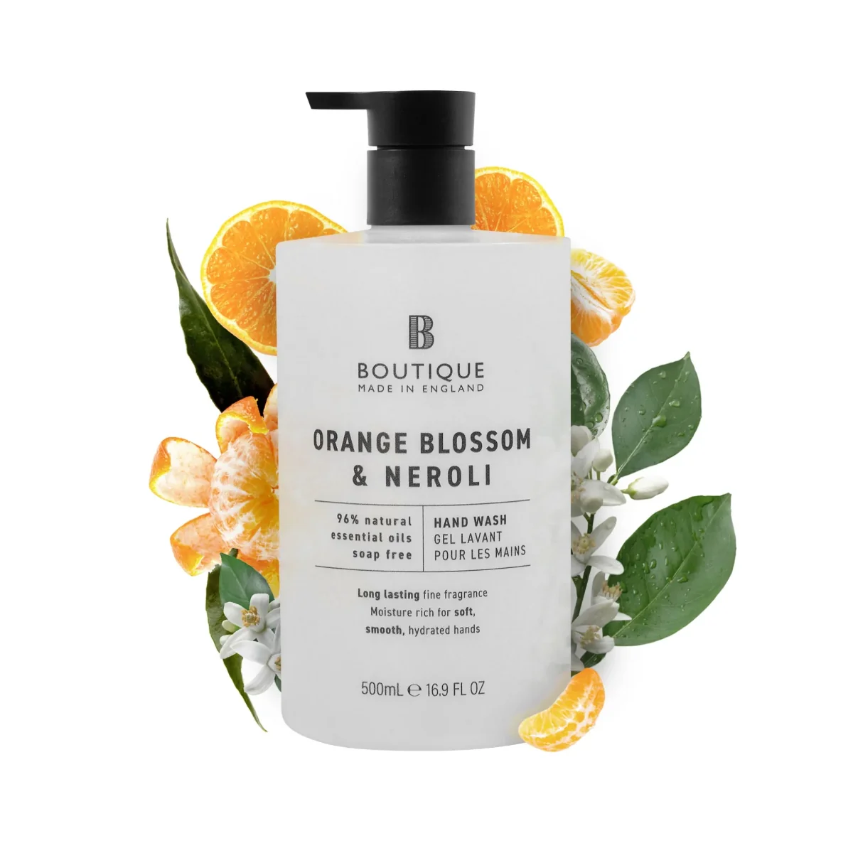 Sapun lichid cu parfum de Flori de portocal & Neroli, 500ml, Boutique