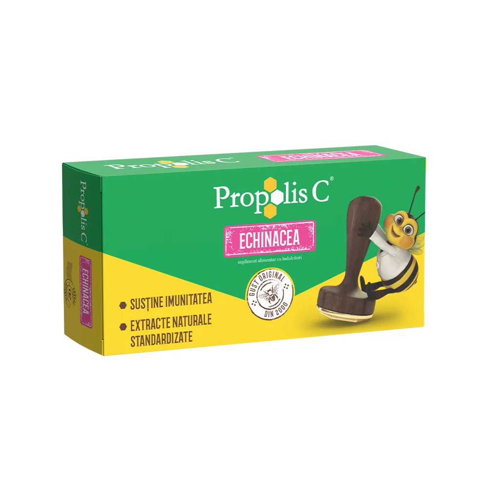 Propolis C Echinacea, 30 comprimate, Fiterman