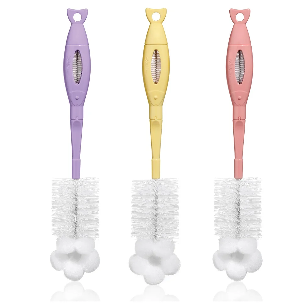 Set de curatare pentru biberon si tetina, 1 bucata, Wee Baby