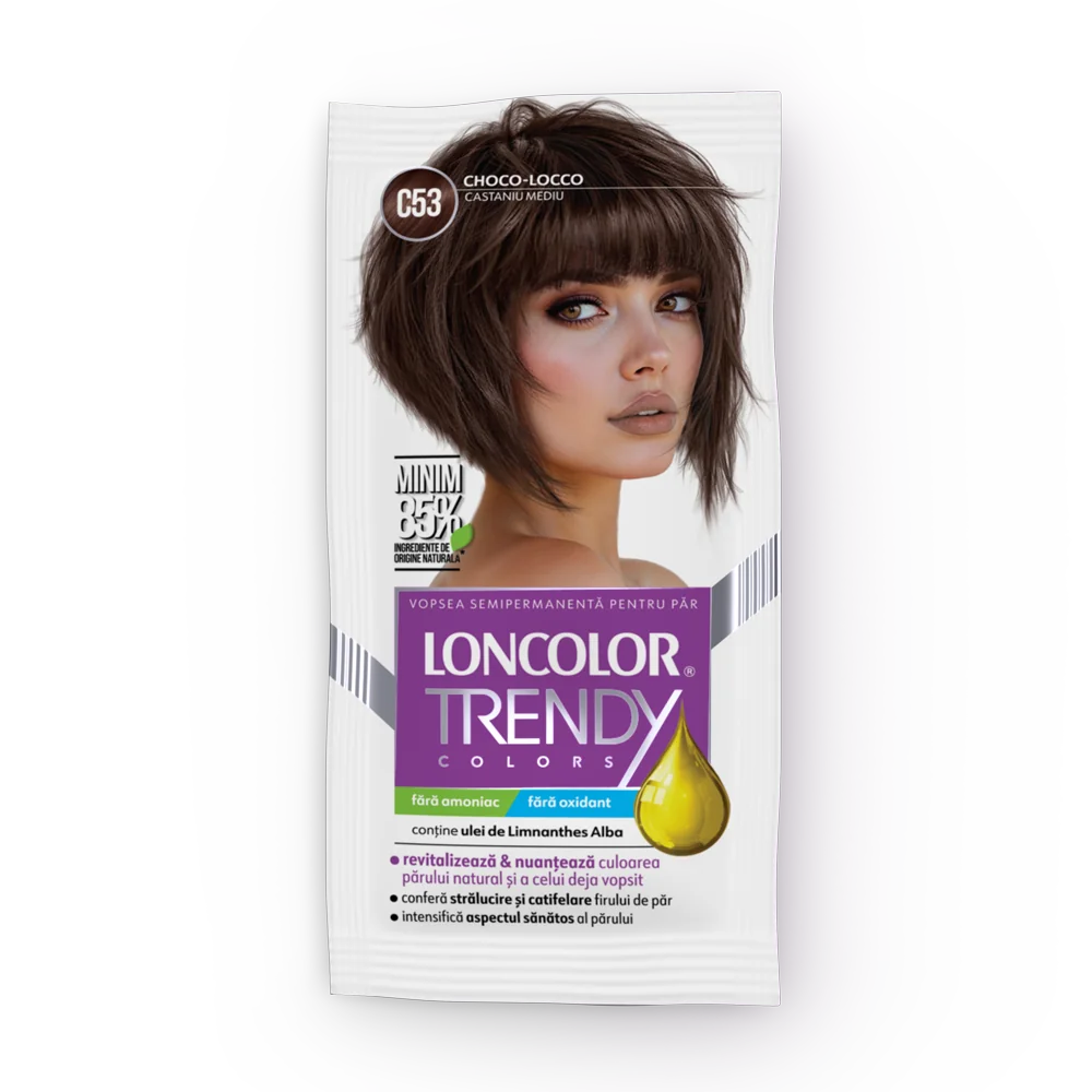 Vopsea de par semi-permanenta Trendy Colors C53, 50ml, Loncolor