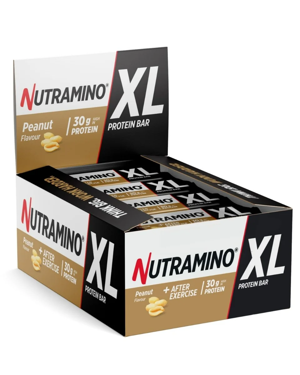 Batoane proteice xl cu arahide, 16 bucati, Nutramino