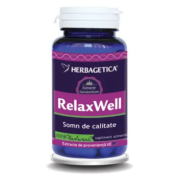 Relax Well, 60 capsule, Herbagetica 