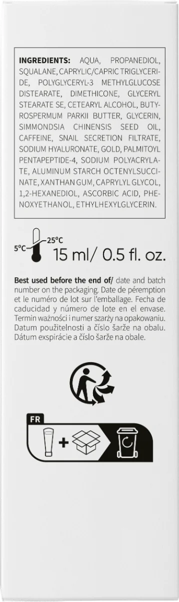 Crema pentru zona ochilor cu extract de Mucus de melc, 15ml, Erne
