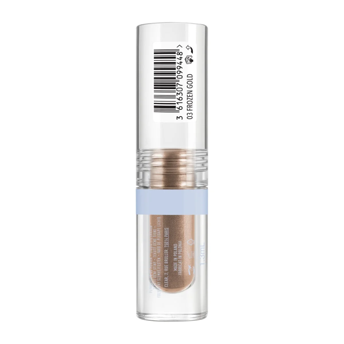 Fard de pleoape Lichid Studio Color 03 Frozen Gold, 1.3, Miss Sporty