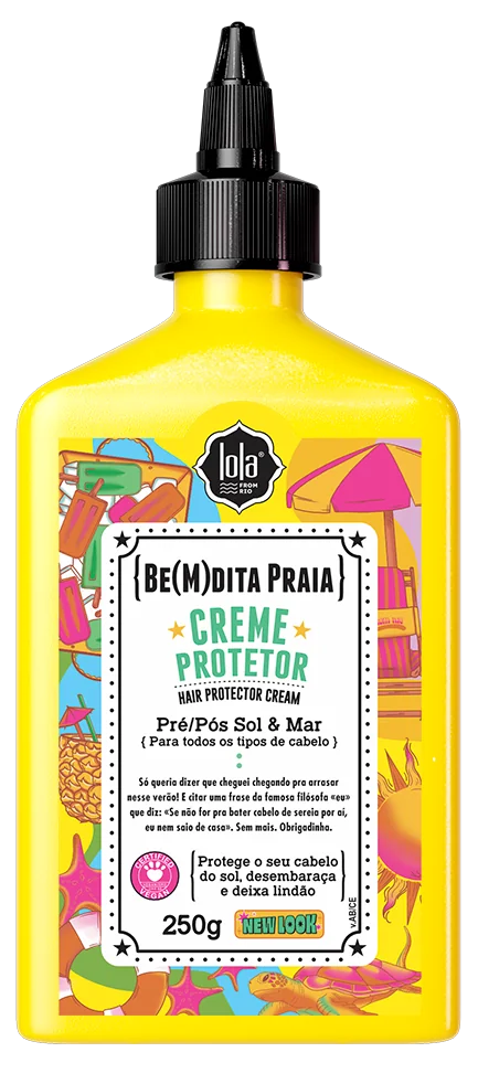 Crema de par cu protectie solara Bemdita Praia, 250g, Lola Cosmetics