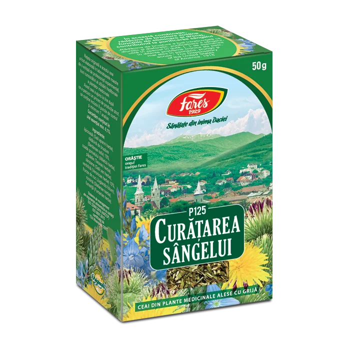 Ceai curatarea sangelui P125, 50g, Fares