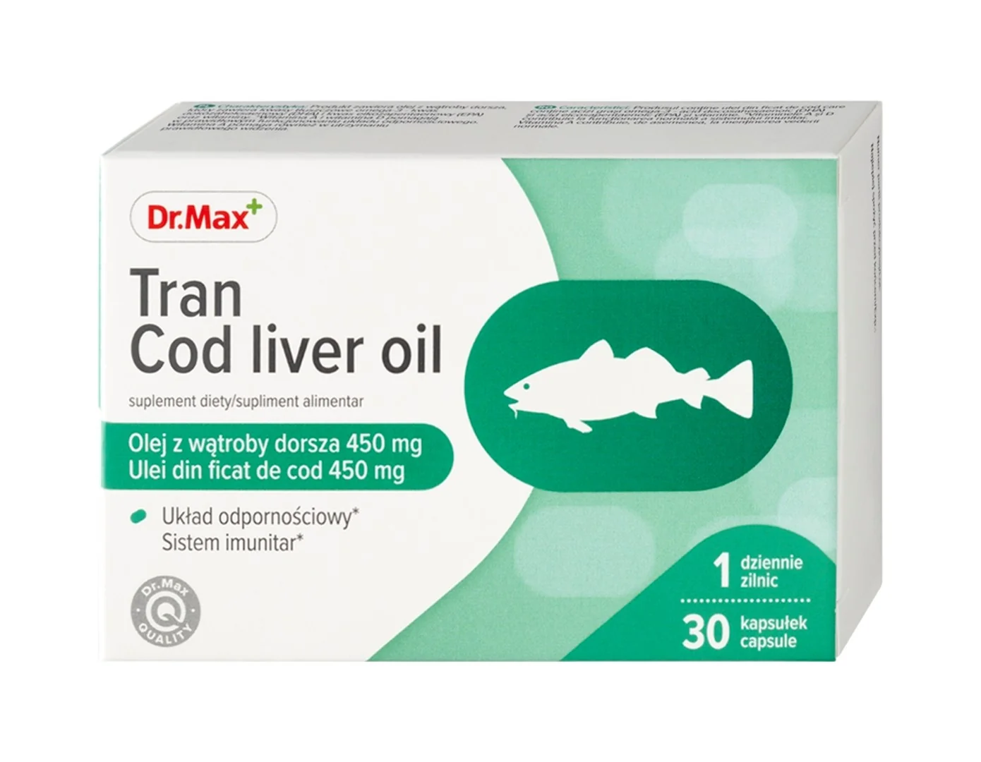 Dr. Max Ulei din ficat de cod, 30 capsule