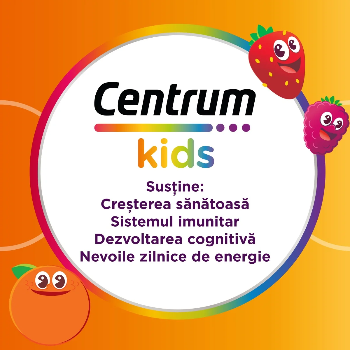 Centrum Kids VitaGummies Berry, 60 jeleuri, Haleon