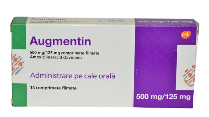 Augmentin 500mg/125mg, 14 comprimate, GSK