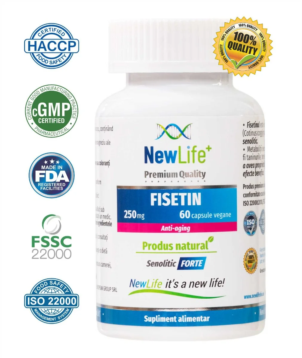 Fisetin 250mg, 60 capsule, NewLife