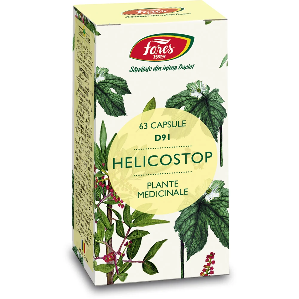 Helicostop, 63 capsule, Fares