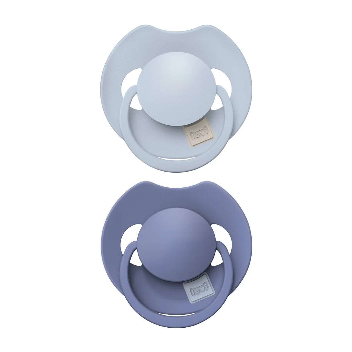Set suzete din silicon pentru +18 luni Dynamic Prime Baby Blue/Blue 34/419, 2 bucati, LOVI