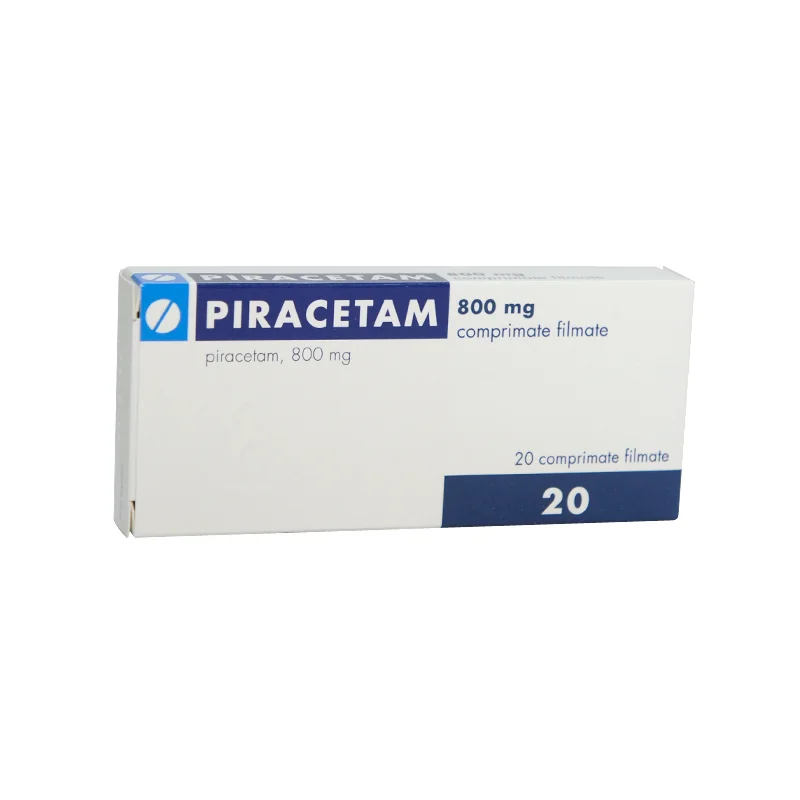 Piracetam 800mg, 20 comprimate filmate, Gedeon-Richter
