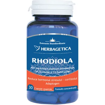 Rhodiola Zen Forte, 30 capsule, Herbagetica 