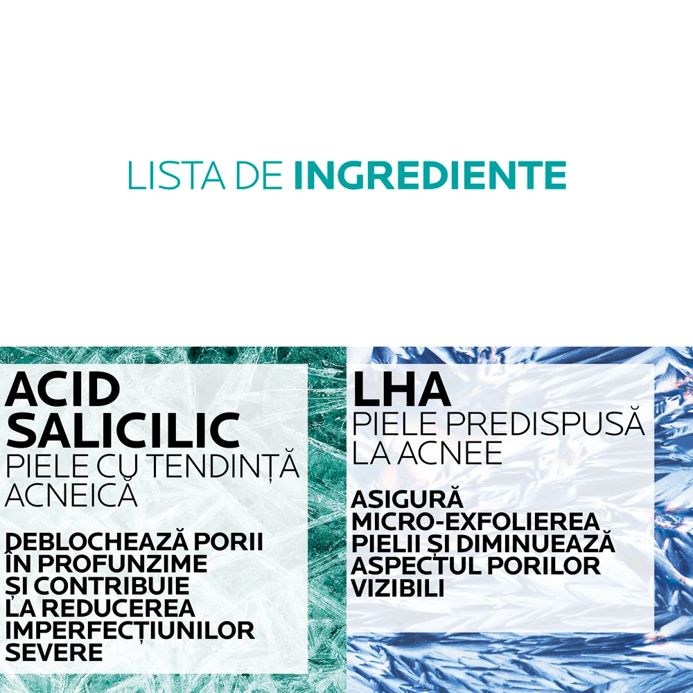 Gel de curatare micro-exfoliant fata si corp ten gras cu tendinta acneica Effaclar, 200ml, La Roche-Posay