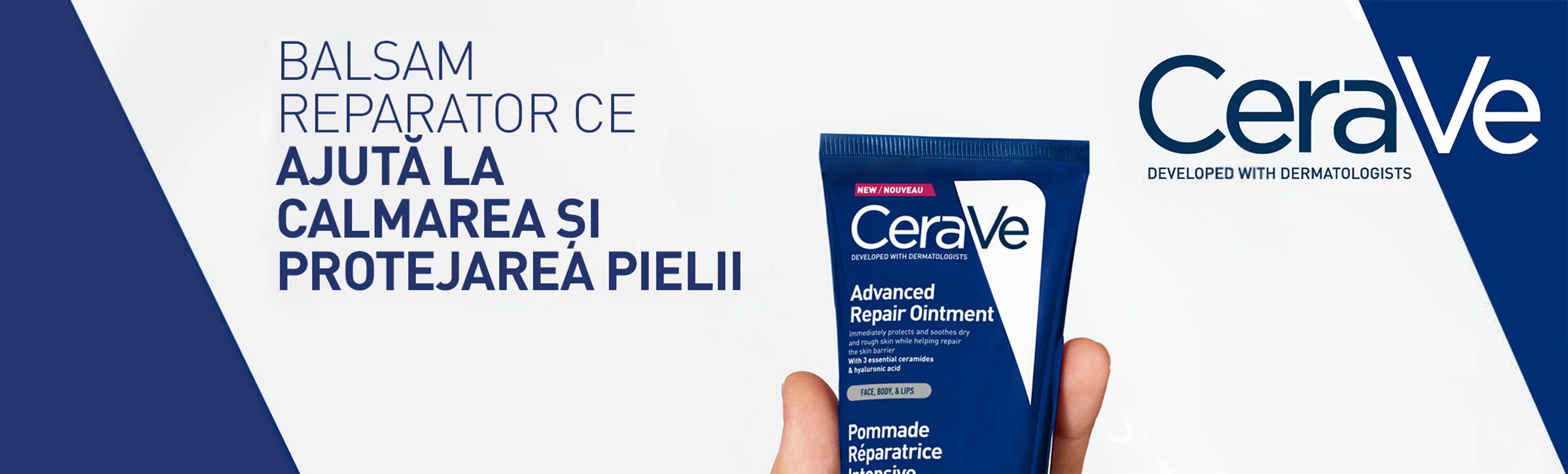 CeraVe Balsam Reparator cu Actiune Avansata, cu textura cerata CeraVe Balsam Reparator cu Actiune Avansata, cu textura cerata