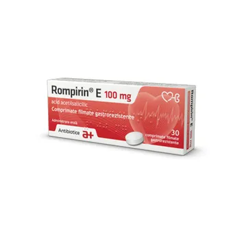 Rompirin E 100 mg, 30 comprimate, Antibiotice 