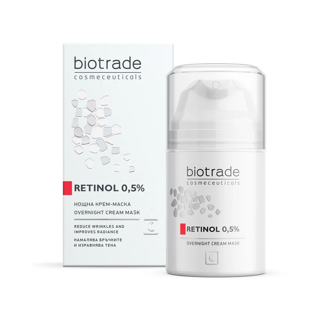 Crema masca de noapte Retinol 0.5%, 50ml, Biotrade