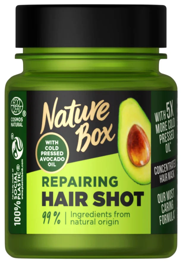 Tratament concentrat de par cu ulei de avocado, 60ml, Nature Box