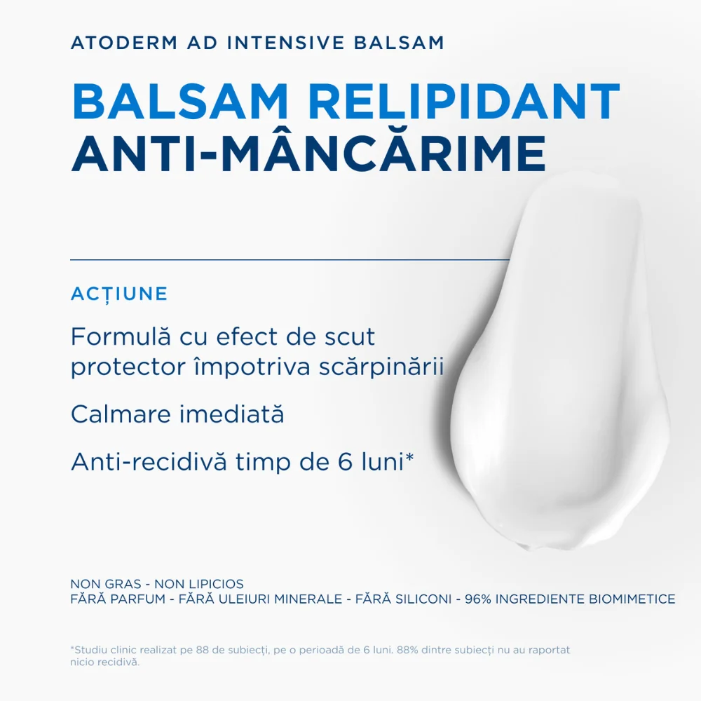 Balsam anti-mancarime pentru fata si corp Atoderm AD Intensive, 200ml, Bioderma