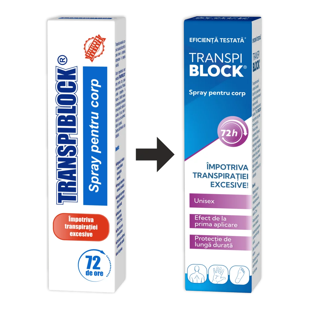 Spray pentru corp, 100ml, Transpiblock