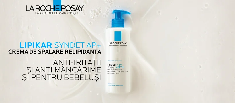Crema de spalare anti-iritatii si anti-prurit pentru pielea uscata Lipikar Syndet AP+, 200ml, La Roche-Posay Crema de spalare anti-iritatii si anti-prurit pentru pielea uscata Lipikar Syndet AP+, 200ml, La Roche-Posay