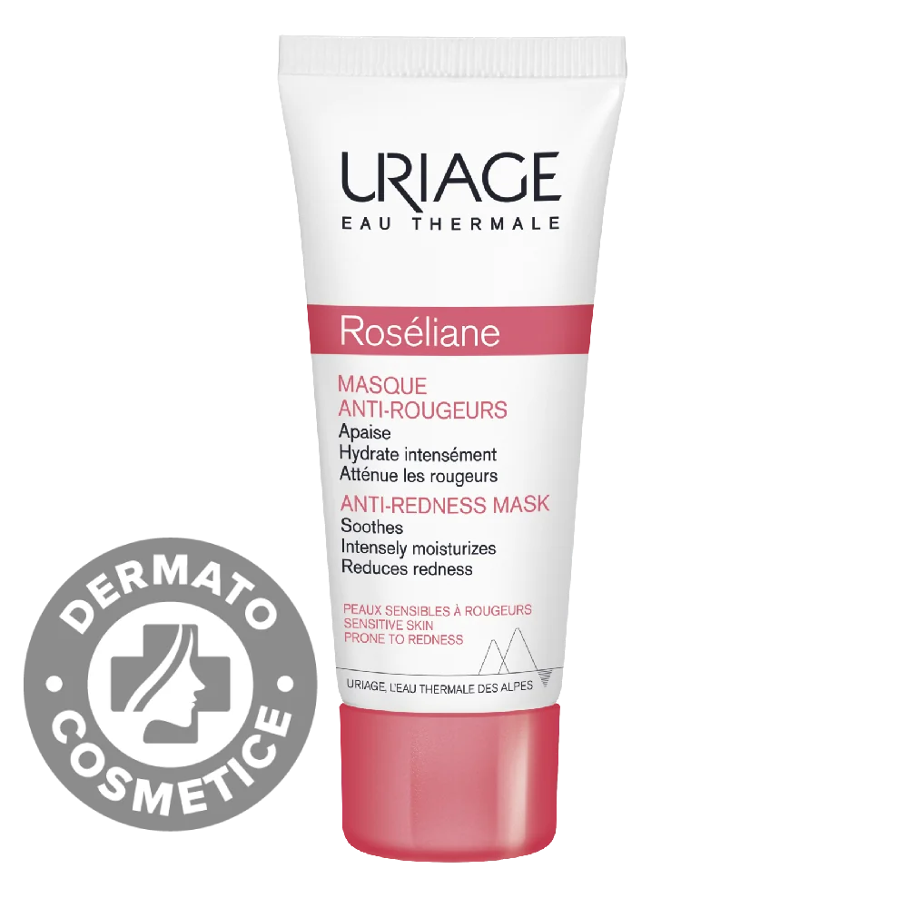 Masca antiroseata cu apa termala Roseliane, 40ml, Uriage