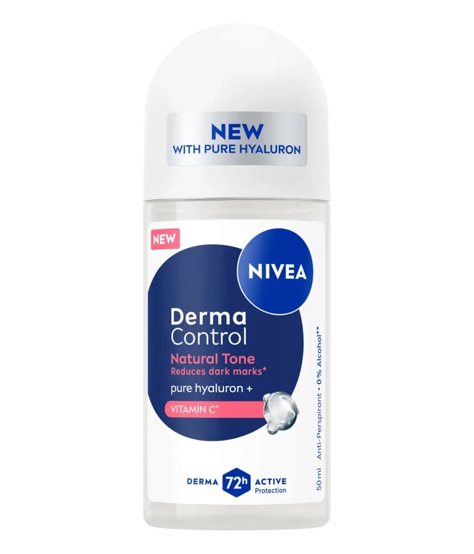 Deodorant roll-on pentru femei Derma Control Natural Tone, 50ml, Nivea