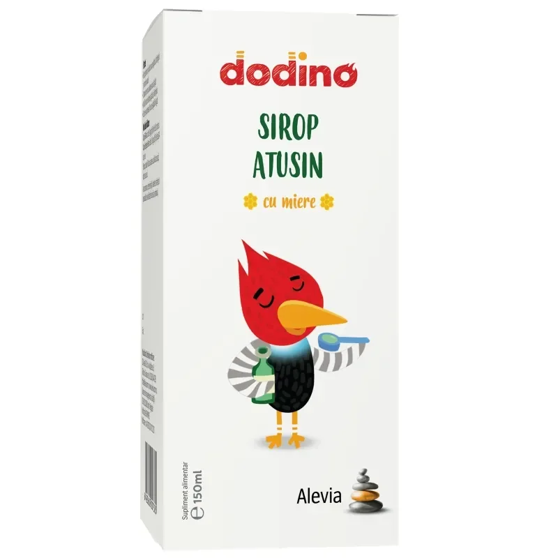 Sirop Atusin cu miere Dodino, 150ml, Alevia