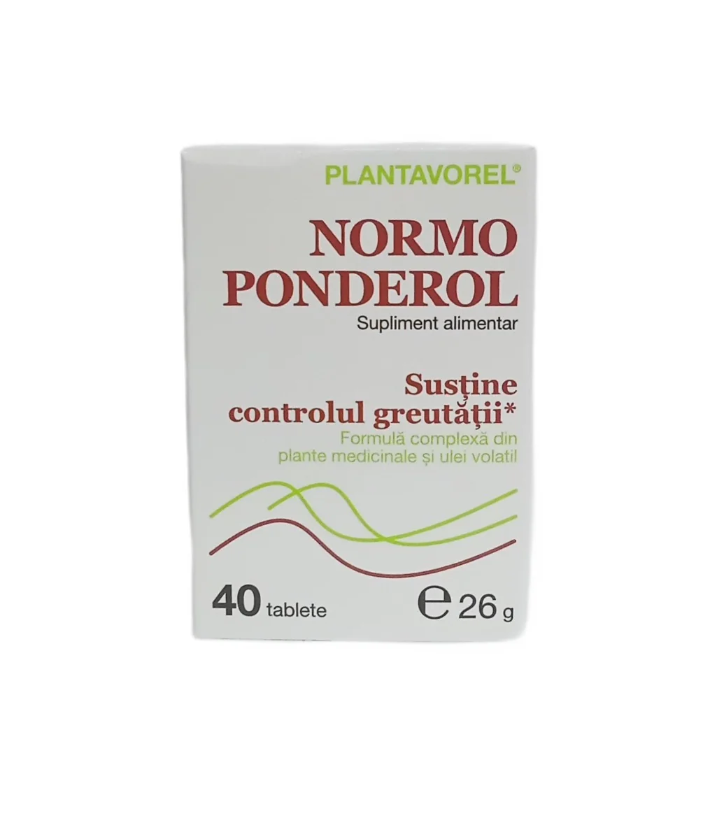 Normoponderol V, 40 tablete, Plantavorel