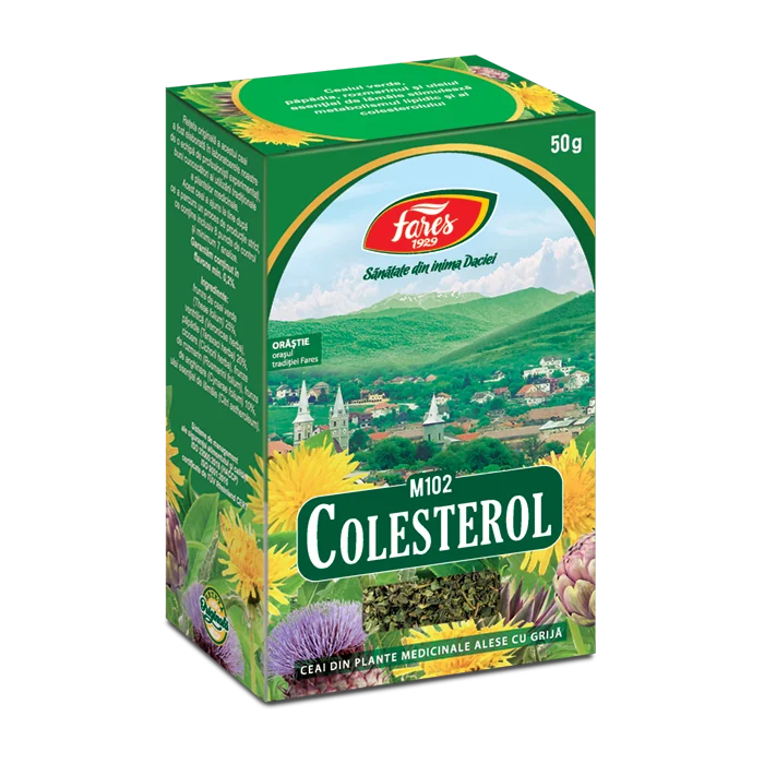 Ceai Colesterol M102, 50g, Fares