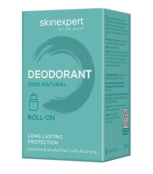Skinexpert by Dr. Max® Natural Deo Roll-on, 50ml 
